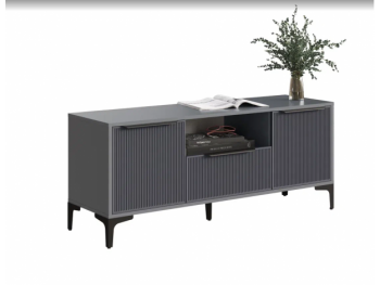 Тумба ТВ на 1350 Кимберли графит (Handis) в Красноуральске - krasnouralsk.mebel-e96.ru