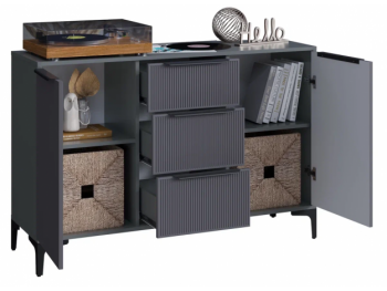 Комод Кимберли графит (Handis) в Красноуральске - krasnouralsk.mebel-e96.ru