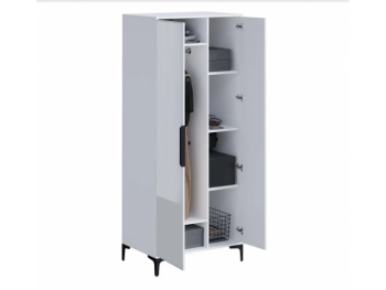 Шкаф 800 мм 2-створчатый Кимберли белый (Handis) в Красноуральске - krasnouralsk.mebel-e96.ru