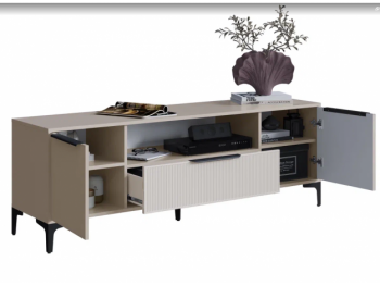 Тумба ТВ на 1650 Кимберли кашемир (Handis) в Красноуральске - krasnouralsk.mebel-e96.ru