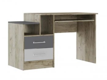 Стол письменный Колибри Лофт серый (Текс) в Красноуральске - krasnouralsk.mebel-e96.ru