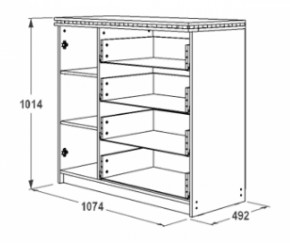 Комод-2 Ольга-13 в Красноуральске - krasnouralsk.mebel-e96.ru