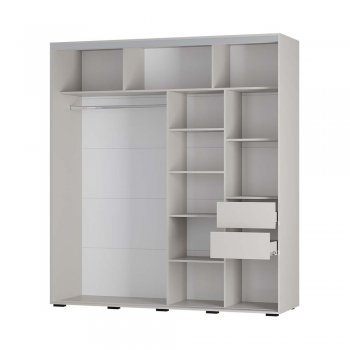 Шкаф-купе Крафт-6 кашемир 2000 мм (БТС) в Красноуральске - krasnouralsk.mebel-e96.ru