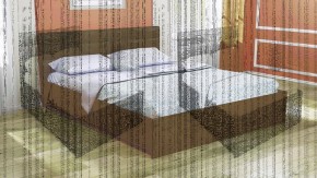 Кровать интерьерная Лита с латами 1400*2000 в Красноуральске - krasnouralsk.mebel-e96.ru