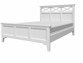 Кровать из массива Грация-5 Белый Античный/Белый (1400х2000) в Красноуральске - krasnouralsk.mebel-e96.ru