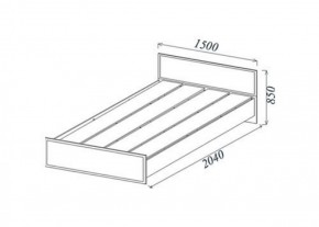 Кровать Классика 1400 в Красноуральске - krasnouralsk.mebel-e96.ru