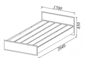 Кровать Классика 1600 в Красноуральске - krasnouralsk.mebel-e96.ru