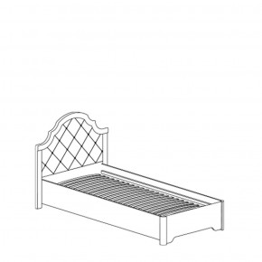 Кровать одинарная Флора 914 (Яна) в Красноуральске - krasnouralsk.mebel-e96.ru