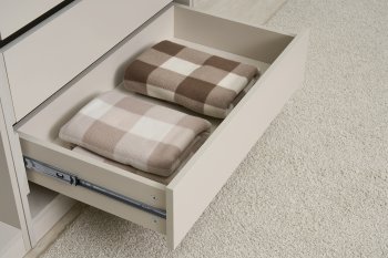 Гардеробная/шкаф 4000 мм Ларго №4 Кашемир (Миф) в Красноуральске - krasnouralsk.mebel-e96.ru