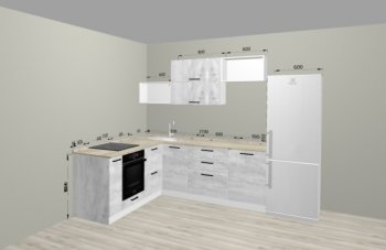 Угловой кухонный гарнитур Санвут 1516х2100 мм в Красноуральске - krasnouralsk.mebel-e96.ru