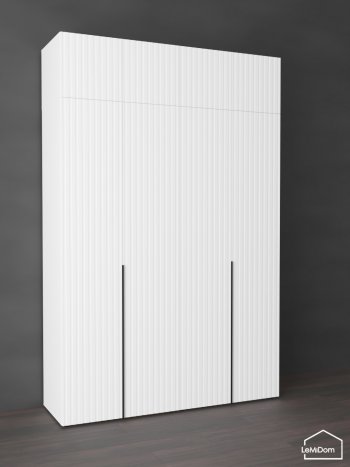 Шкаф с антресолью 1600 мм Linnea MHR-4A-1 2450х1600х510 (Белый-М 11.1.2) в Красноуральске - krasnouralsk.mebel-e96.ru