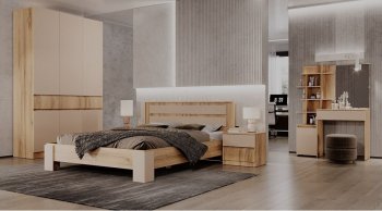 Комод 3 ящика Ленора вотан/Кашемир (Лин) в Красноуральске - krasnouralsk.mebel-e96.ru