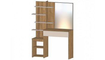 Стол туалетный Ленора вотан/Кашемир (Лин) в Красноуральске - krasnouralsk.mebel-e96.ru