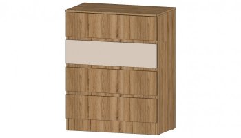 Комод 4 ящика Ленора вотан/Кашемир (Лин) в Красноуральске - krasnouralsk.mebel-e96.ru