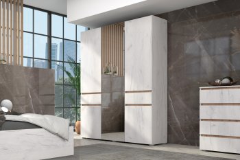 Шкаф 1600 мм Лиана золотой (Зарон) в Красноуральске - krasnouralsk.mebel-e96.ru