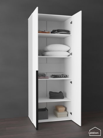 Шкаф Linnea MHR-2-2 2050х800х510 (Белый-М 11.1.1) в Красноуральске - krasnouralsk.mebel-e96.ru