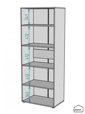 Шкаф Linnea MHR-2-2 2050х800х510 (Белый-М 11.1.1) в Красноуральске - krasnouralsk.mebel-e96.ru