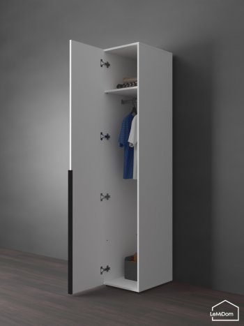 Шкаф Linnea MHR-1 2050х400х510 (Белый-М 11.1.2) в Красноуральске - krasnouralsk.mebel-e96.ru