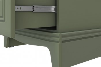 Комод 5 ящиков Лорето зеленый самшит (БМ) в Красноуральске - krasnouralsk.mebel-e96.ru