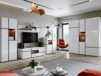 Стенка Мадера модульная (Миф) в Красноуральске - krasnouralsk.mebel-e96.ru