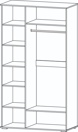 Шкаф 1200 мм 3х створчатый Марракеш (Лин) в Красноуральске - krasnouralsk.mebel-e96.ru