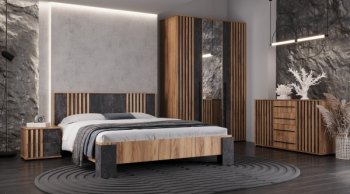 Комод 2 створки 4 ящика Марракеш (Лин) в Красноуральске - krasnouralsk.mebel-e96.ru