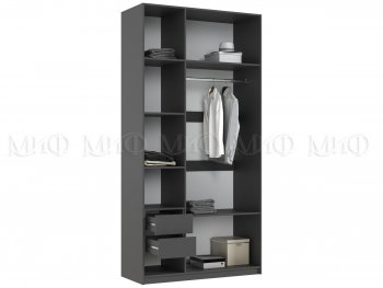 Шкаф 1200 мм Марвэл графит (Миф) в Красноуральске - krasnouralsk.mebel-e96.ru