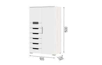 Комод-шкаф Миа КМ 053 (СтендМ) в Красноуральске - krasnouralsk.mebel-e96.ru