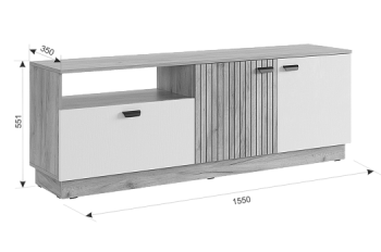 Стенка Моди К1 (Мебельсон) в Красноуральске - krasnouralsk.mebel-e96.ru