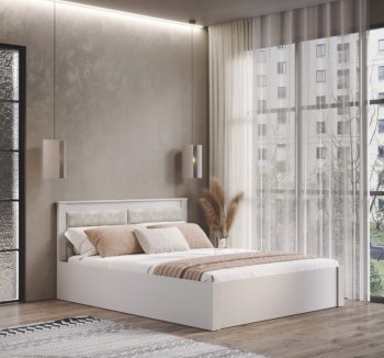 Кровать с подъемным механизмом Монако КР-16 Кашемир (БТС) в Красноуральске - krasnouralsk.mebel-e96.ru