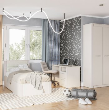 Спальный гарнитур Монако Кашемир (модульный) (БТС) в Красноуральске - krasnouralsk.mebel-e96.ru