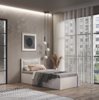 Кровать Монако КР-17 кашемир (БТС) в Красноуральске - krasnouralsk.mebel-e96.ru