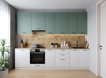 Кухонный гарнитур высокий Муссон 3000 мм (Санвут) в Красноуральске - krasnouralsk.mebel-e96.ru