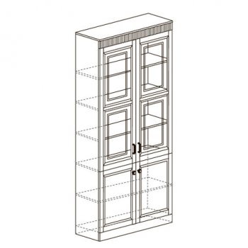 Шкаф для книг Нельсон 954 (Яна) в Красноуральске - krasnouralsk.mebel-e96.ru