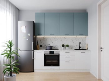 Кухонный гарнитур Ниагара 2200 мм МДФ/ЛДСП (Санвут) в Красноуральске - krasnouralsk.mebel-e96.ru