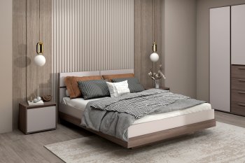 Спальный гарнитур Ника, модульный (Зарон) в Красноуральске - krasnouralsk.mebel-e96.ru