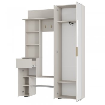 Прихожая Ницца ПР-04 Кашемир (БТС) в Красноуральске - krasnouralsk.mebel-e96.ru