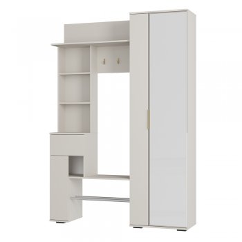 Прихожая Ницца ПР-04 Кашемир (БТС) в Красноуральске - krasnouralsk.mebel-e96.ru