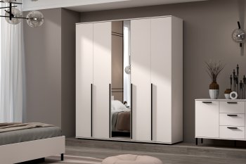 Шкаф 2000 мм Норден с зеркалом (Зарон) в Красноуральске - krasnouralsk.mebel-e96.ru