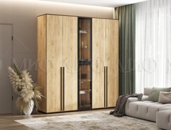 Шкаф Норд+ пенал со стеклом (Миф) в Красноуральске - krasnouralsk.mebel-e96.ru