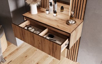 Тумба с зеркалом Норд (Миф) в Красноуральске - krasnouralsk.mebel-e96.ru