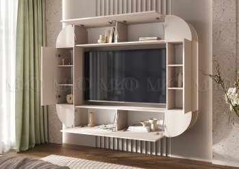 Стенка Норд (Зона ТВ), кашемир (Миф) в Красноуральске - krasnouralsk.mebel-e96.ru