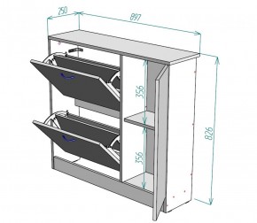 Обувница W31 (ЯАС) в Красноуральске - krasnouralsk.mebel-e96.ru