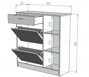 Обувница W33 (ДМ) в Красноуральске - krasnouralsk.mebel-e96.ru