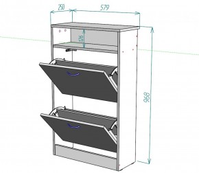 Обувница W5 (ДМ) в Красноуральске - krasnouralsk.mebel-e96.ru