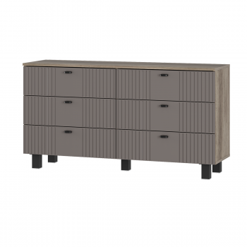 Комод Олива КМ-04 муссон софт (БТС) в Красноуральске - krasnouralsk.mebel-e96.ru