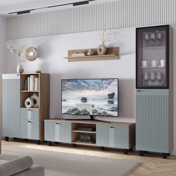 Тумба под ТВ Олива ТБ-09 шарли бриз (БТС) в Красноуральске - krasnouralsk.mebel-e96.ru