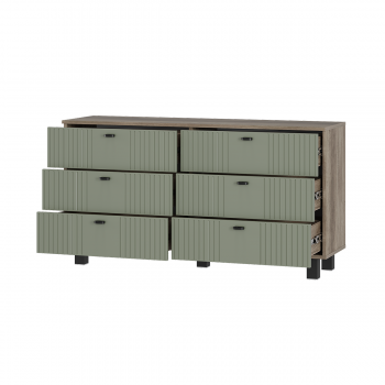 Комод Олива КМ-04 эквалипт софт (БТС) в Красноуральске - krasnouralsk.mebel-e96.ru