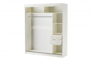 Шкаф-купе 1800 мм Орион крафт белый(Памир) в Красноуральске - krasnouralsk.mebel-e96.ru