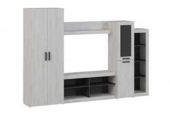 Стенка OSKAR4 сосна белая (Генезис) в Красноуральске - krasnouralsk.mebel-e96.ru